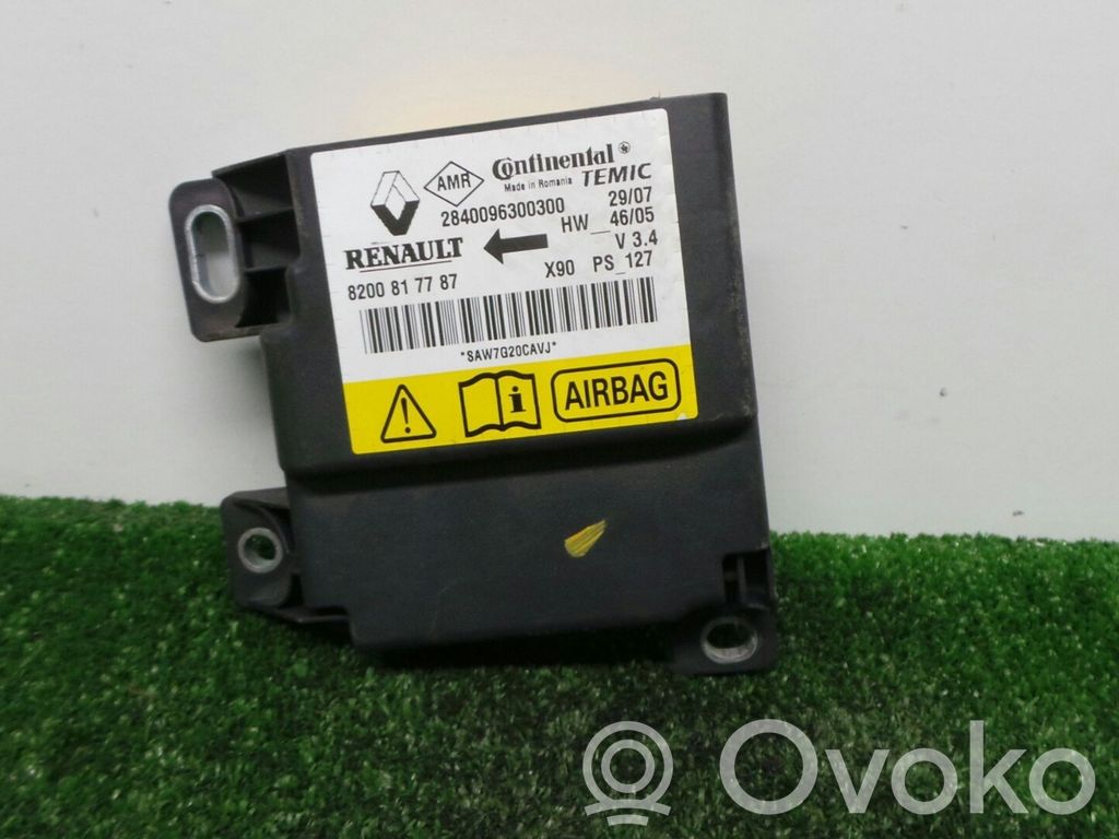 Airbag control unit/module   8200817787,TEMIC