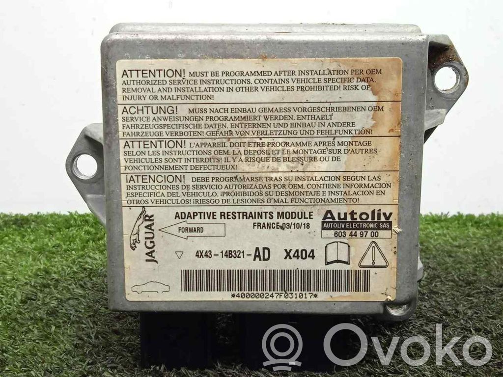 Airbag control unit/module   4X4314B321AD