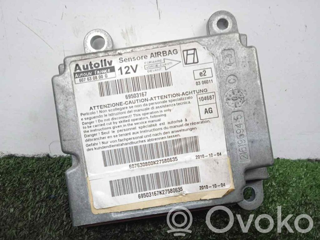 Centralina/modulo airbag   607630800G