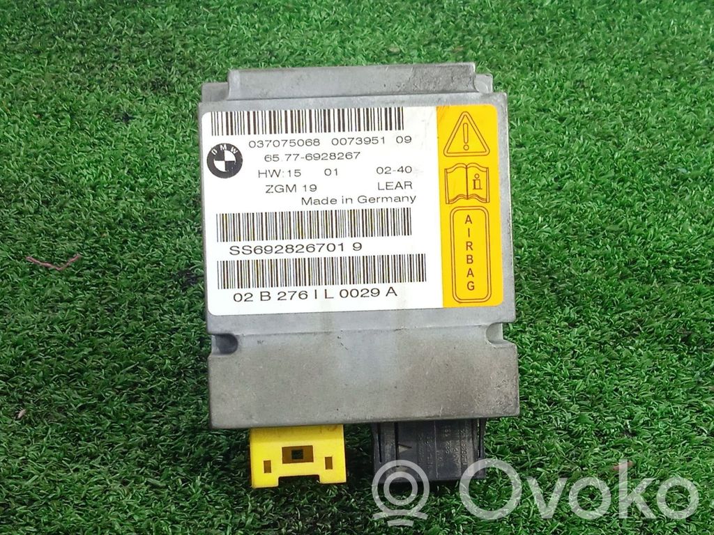 Airbag control unit/module   65776928267,2CONECTORES