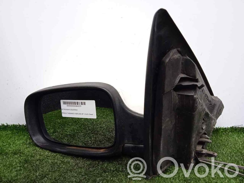 Espejo lateral eléctrico de la puerta delantera   MEGANE2MANUAL,BLANCO