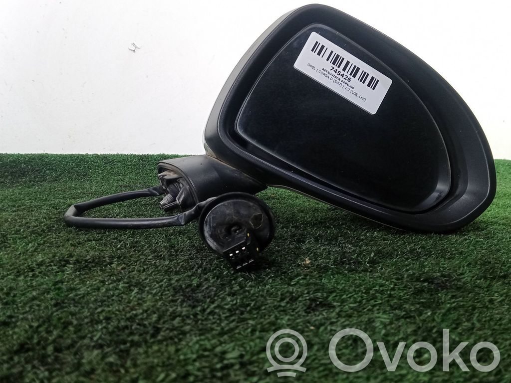 Opel Corsa D Specchietto retrovisore elettrico portiera anteriore 