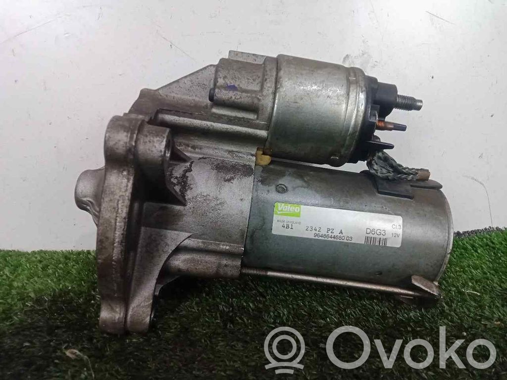 Motor de arranque   9648644680D6G3,9DIENTES,VALEO