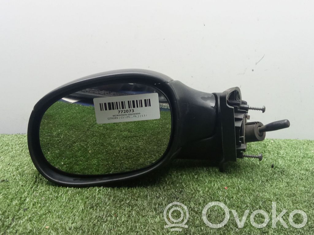 Oglindă electrică ușă față   0209MANUAL,NEGRO