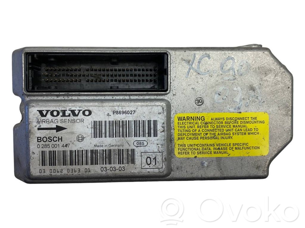 Airbag control unit/module   P8696027,0285001447,030062036301