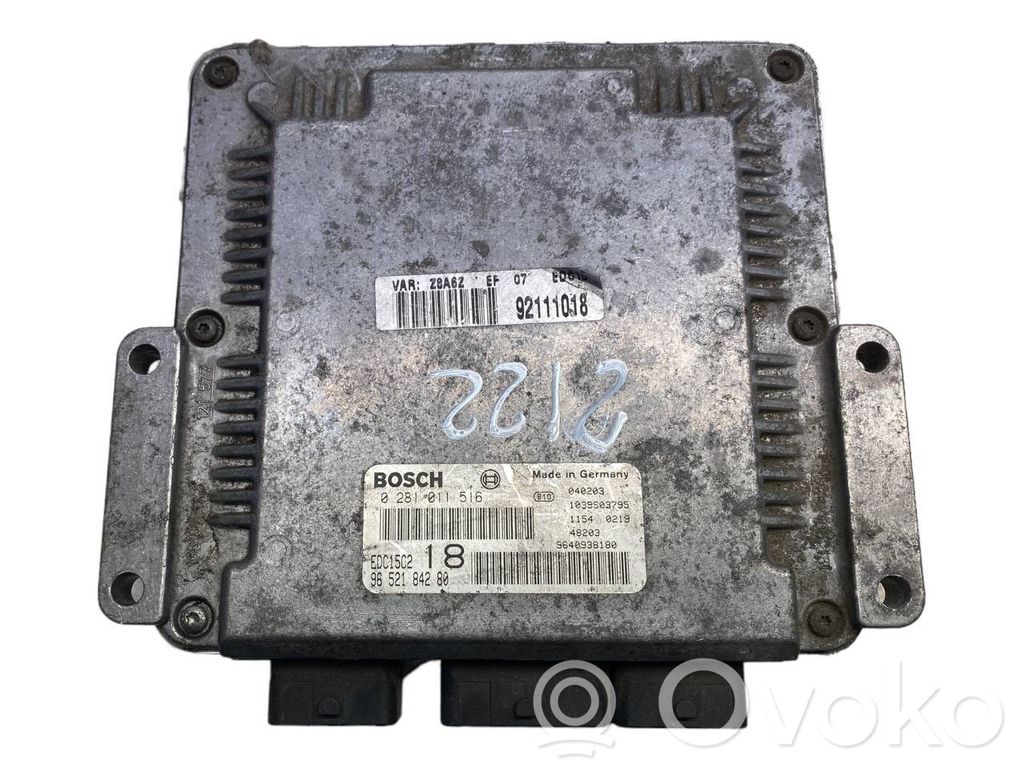 Peugeot 607 Engine control unit/module 