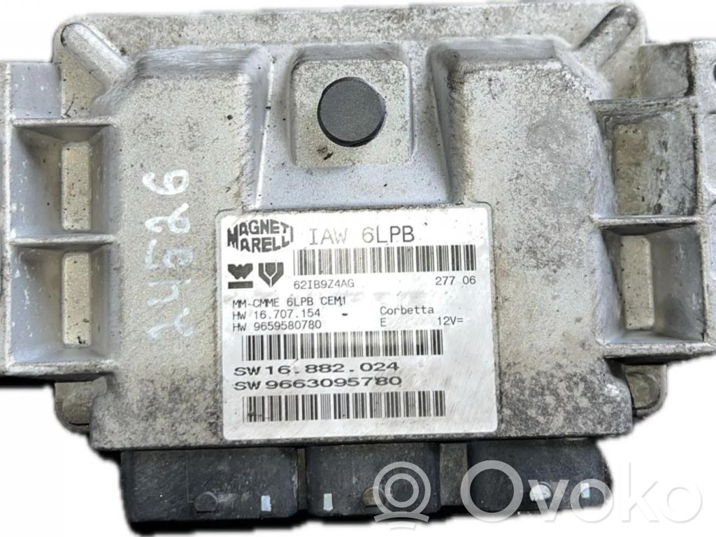 Peugeot 407 Engine control unit/module 