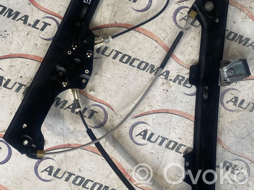 Front door window regulator with motor