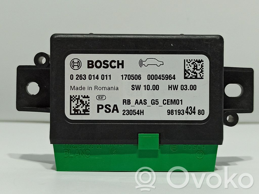 Peugeot 2008 I Alte unități/module de control 