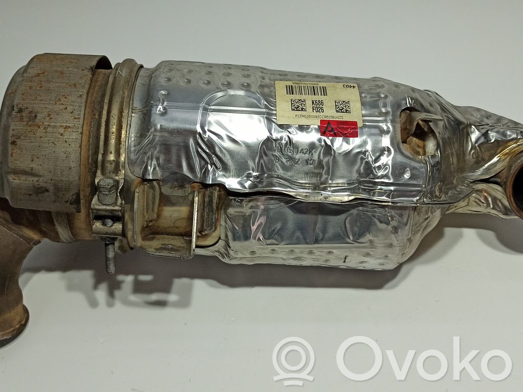 Citroen DS4 Filtr cząstek stałych Katalizator / FAP / DPF 