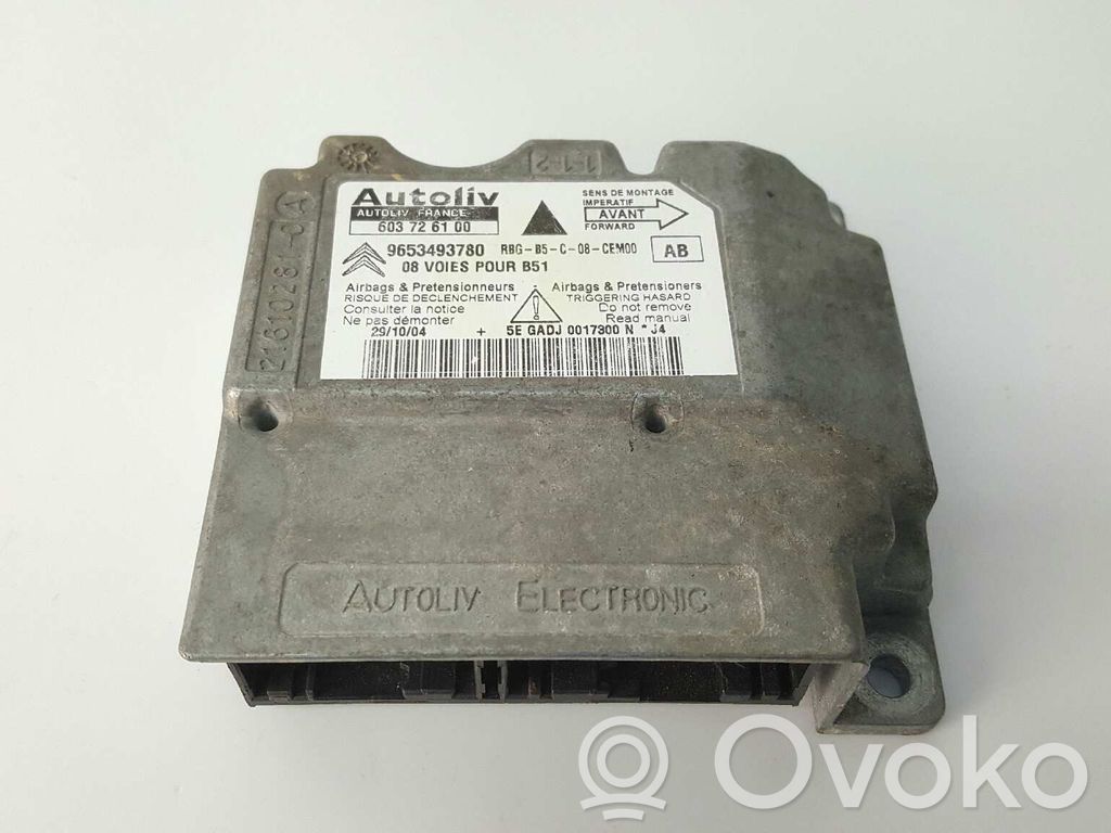Citroen C4 I Airbag control unit/module 