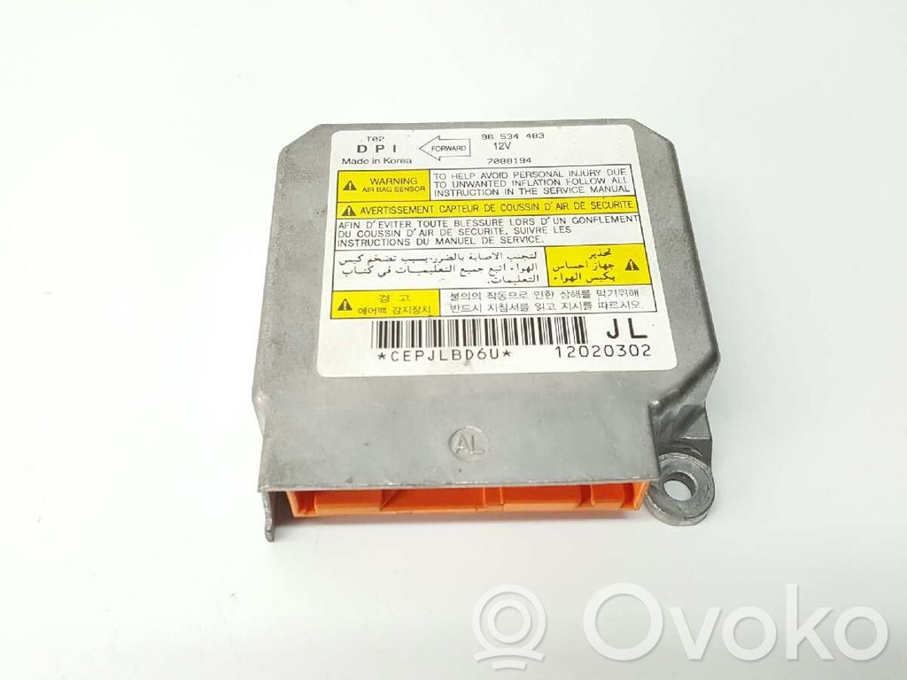 Daewoo Kalos Airbag control unit/module 