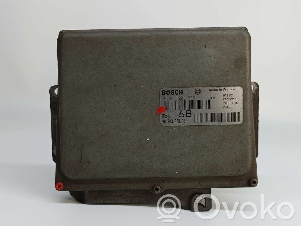 Citroen Saxo Engine control unit/module 