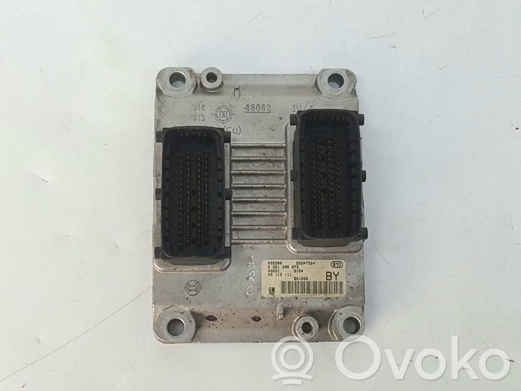 Opel Corsa C Engine control unit/module 