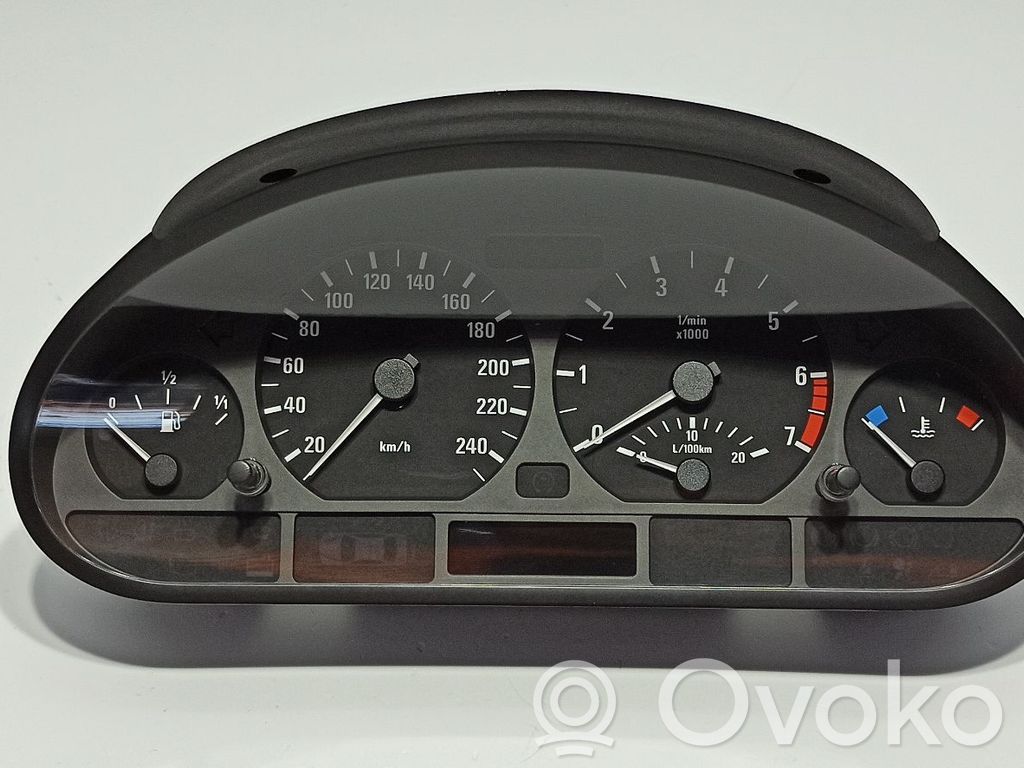 BMW 3 E46 Spidometrs (instrumentu panelī) 