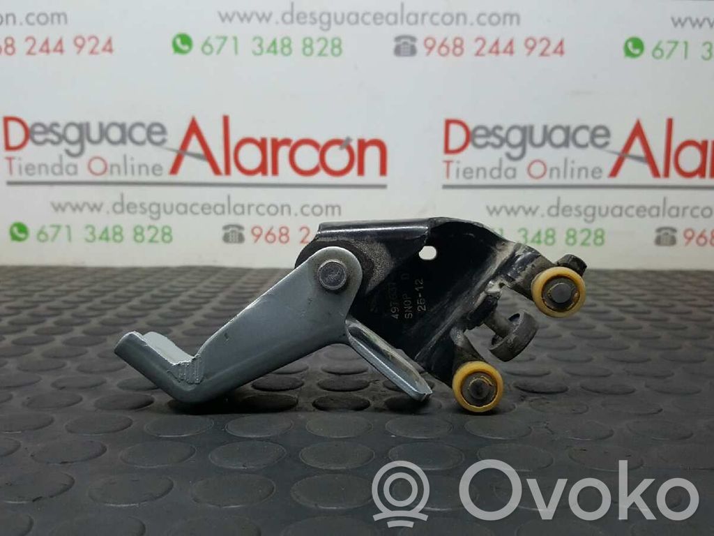 Renault Kangoo II Prowadnica rolkowa drzwi bocznych / przesuwanych / Zawias górny 