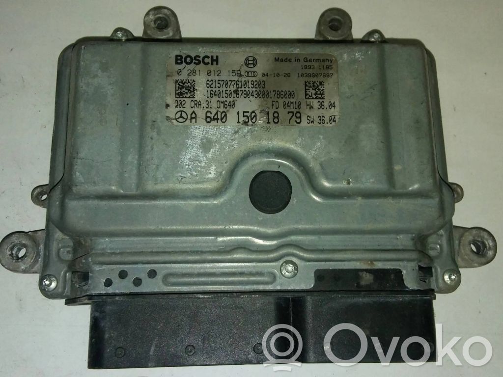 Mercedes-Benz A W169 Engine control unit/module 