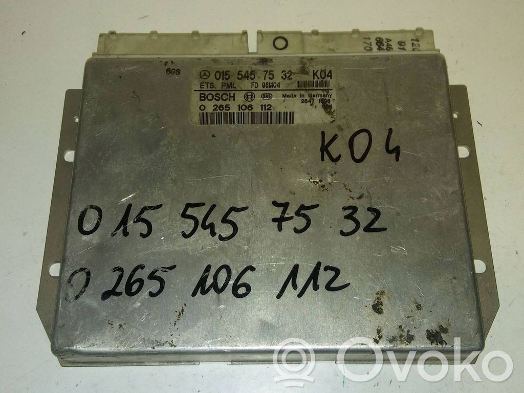 ABS control unit/module   0155457532,0265106112