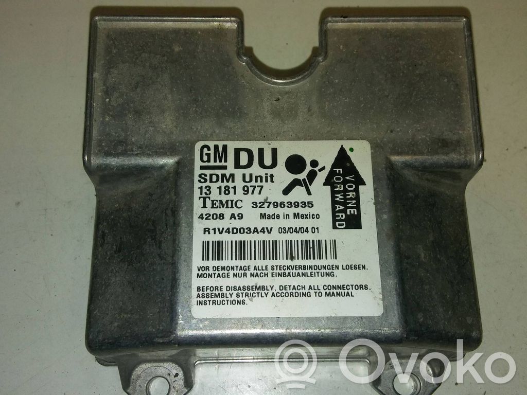 Airbag control unit/module   4208A9,327963935,13181977