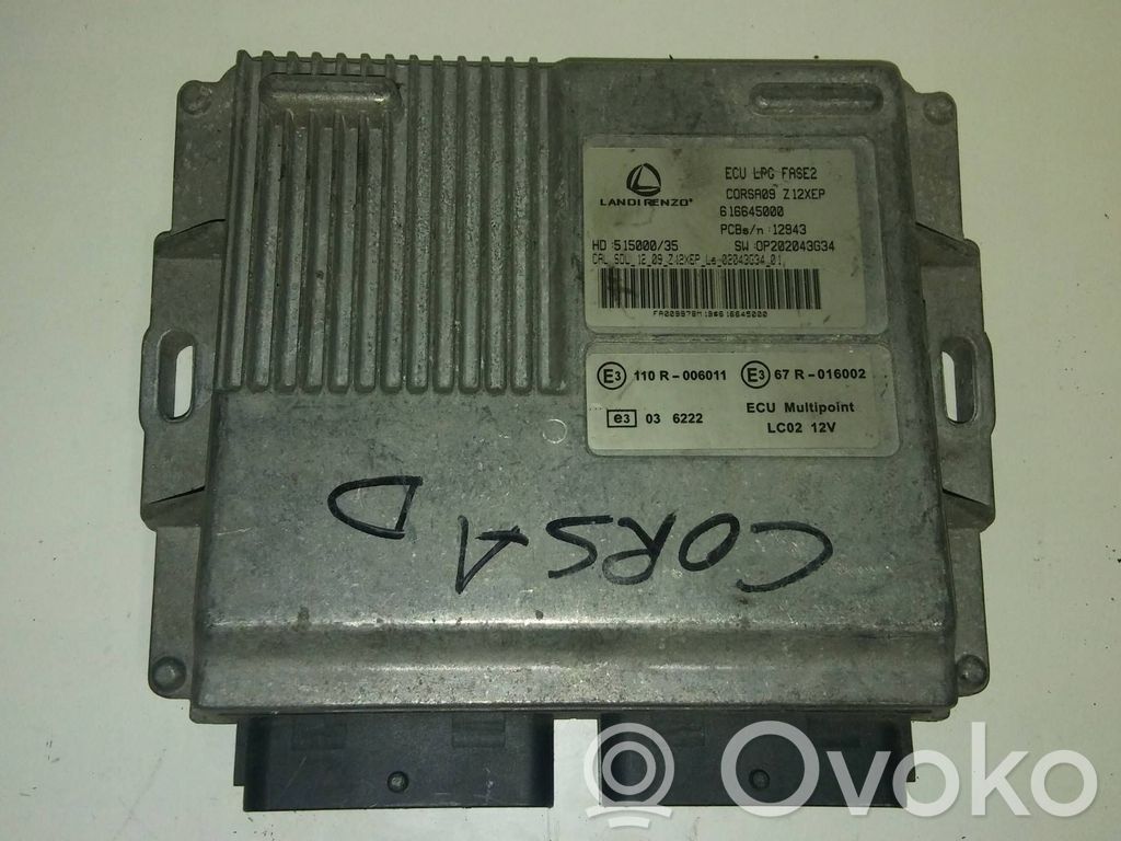 Opel Corsa D Engine control unit/module 