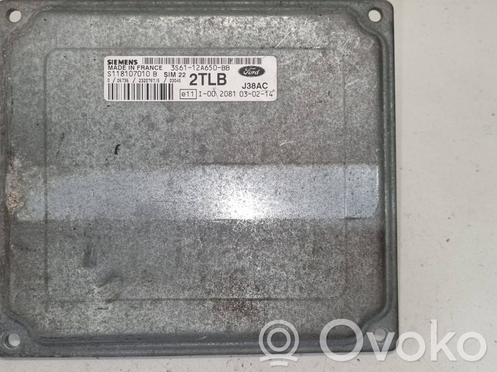 Ford Fiesta Engine control unit/module 