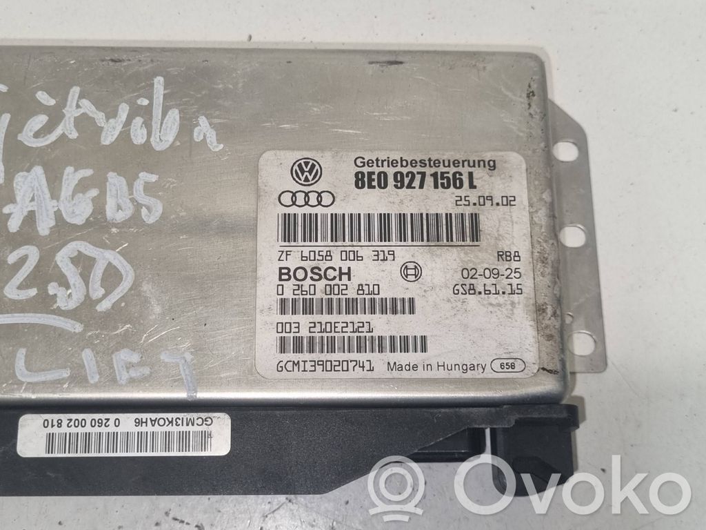 Audi A4 S4 B6 8E 8H Sterownik / Moduł skrzyni biegów 