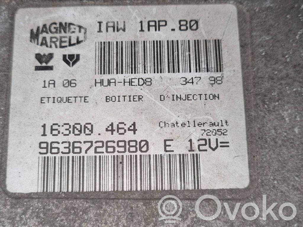 Peugeot 206 Engine control unit/module 
