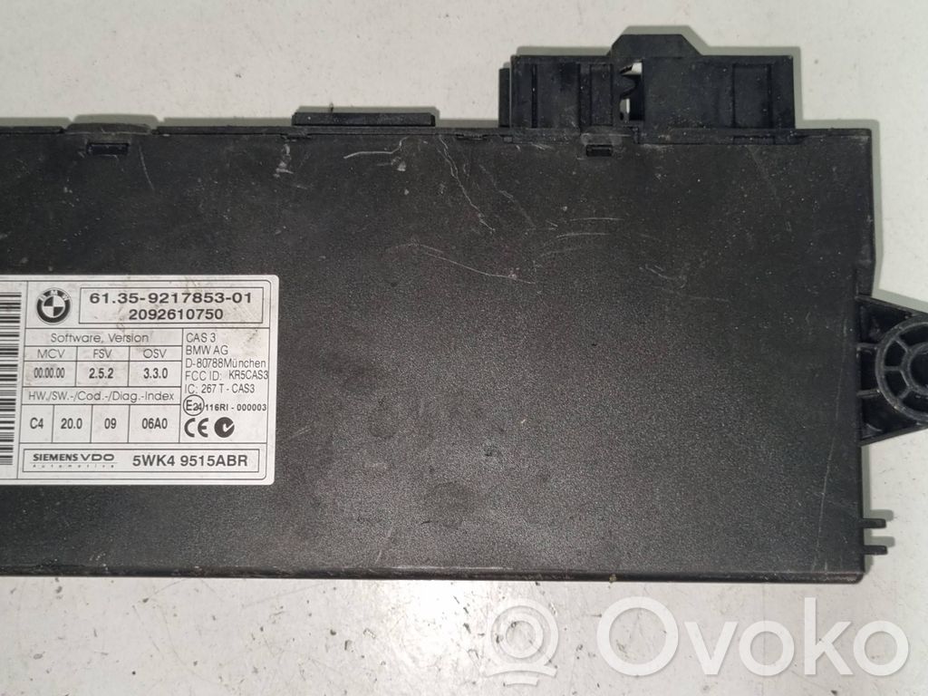 CAS valdymo blokas/ modulis   9217853,5WK49515ABR,6135921785301