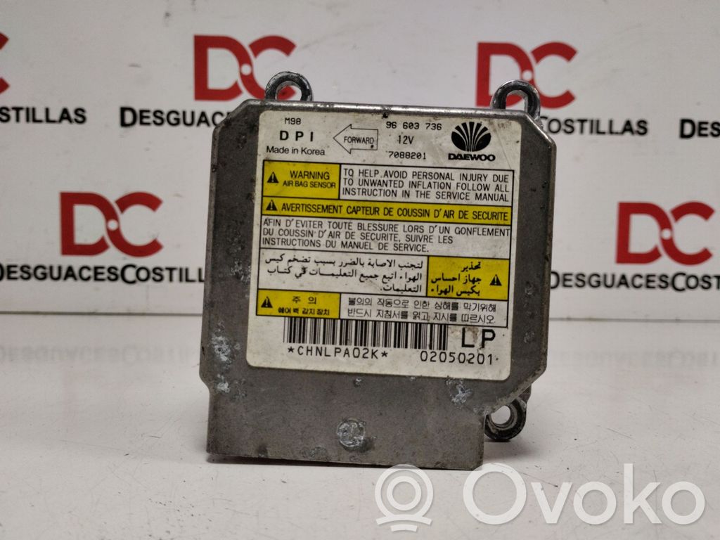 Airbag control unit/module   96603736