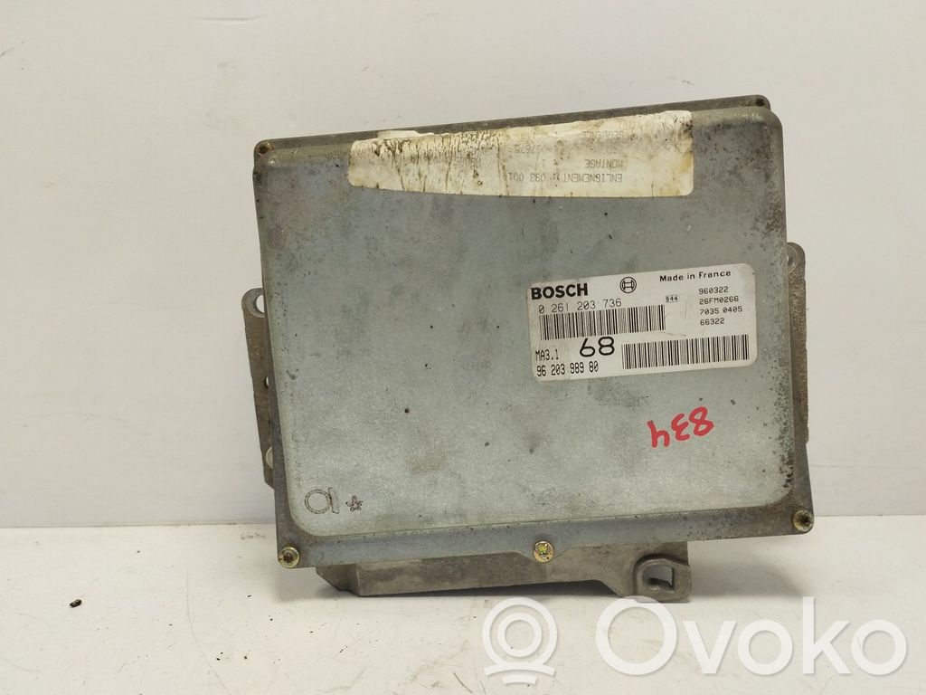 Citroen Saxo Engine control unit/module 