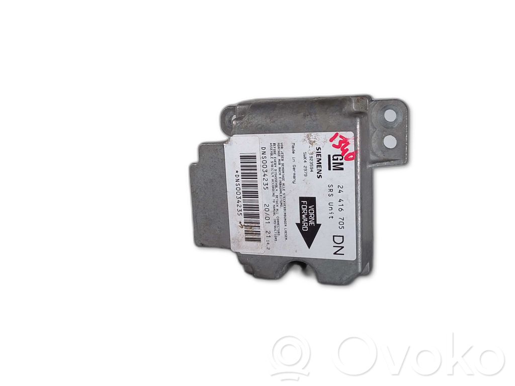 Opel Astra G Centralina/modulo airbag 