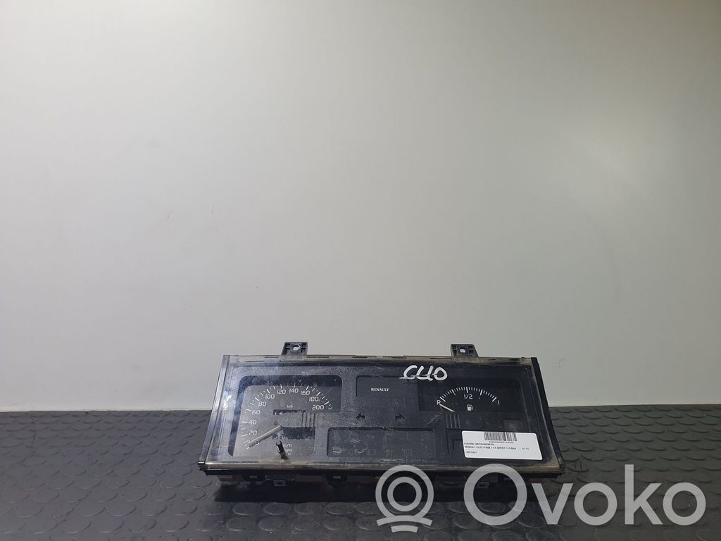 Renault Clio I Speedometer (instrument cluster) 