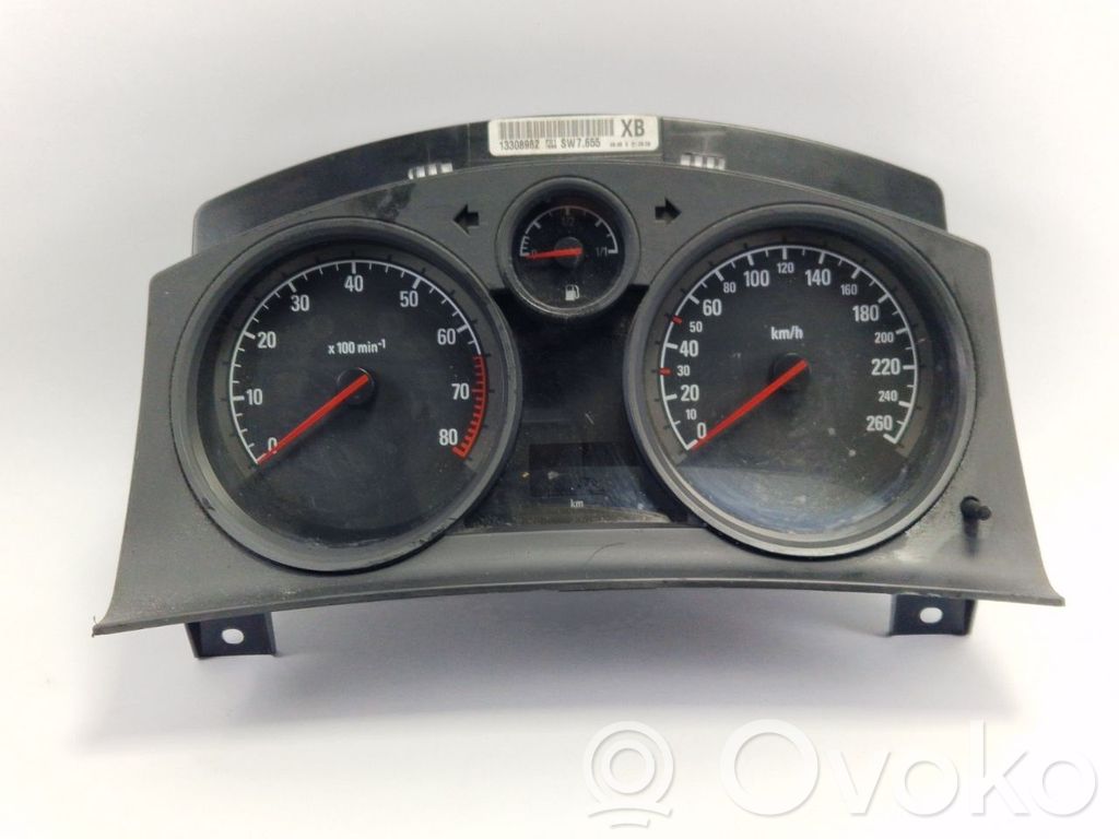 Opel Astra H Vitezometru (grup de instrumente) 