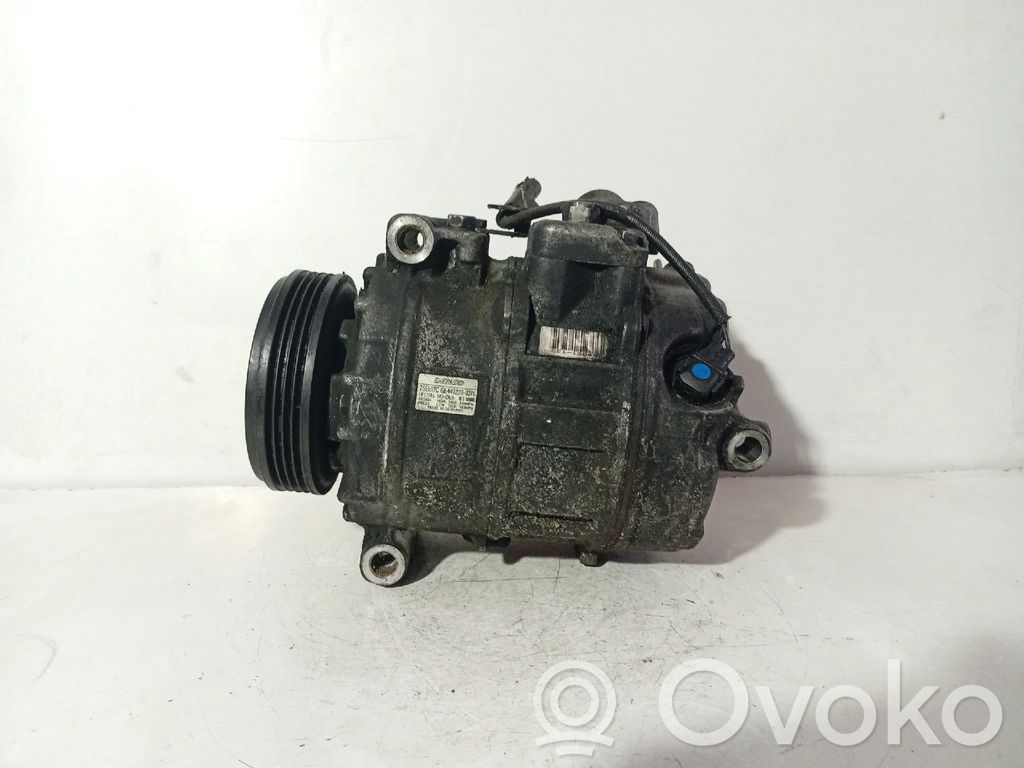 BMW 5 E60 E61 Ilmastointilaitteen kompressorin pumppu (A/C) 