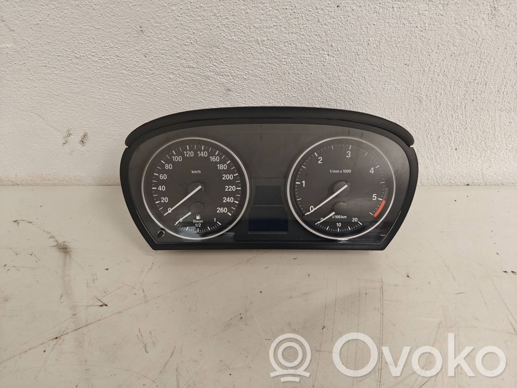BMW 3 E90 E91 Velocímetro (tablero de instrumentos) 