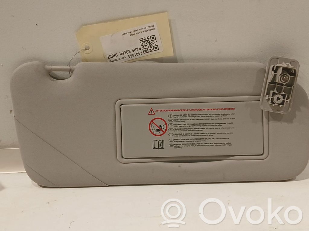 Citroen C5 Sun visor 
