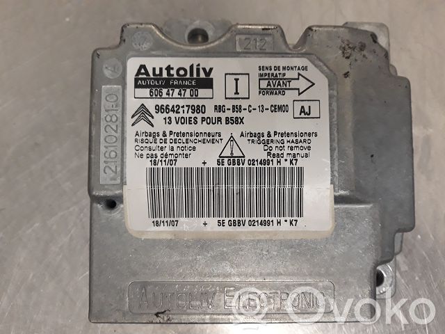 Citroen C4 I Sterownik / Moduł Airbag 