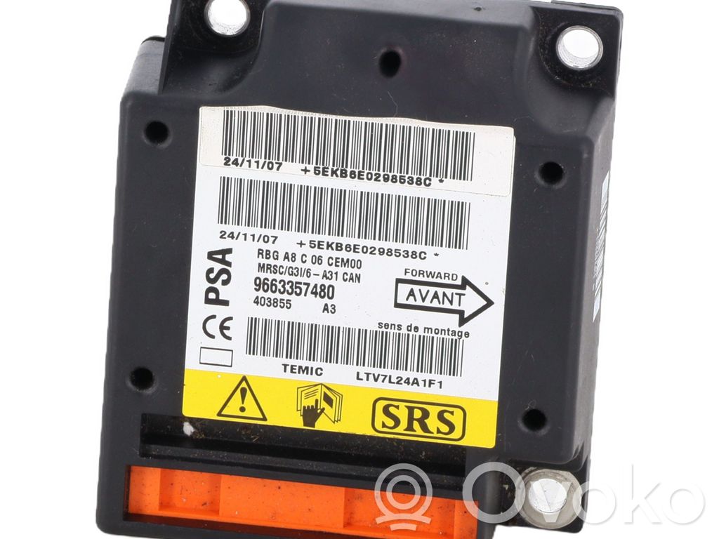 Citroen C3 Airbag control unit/module 