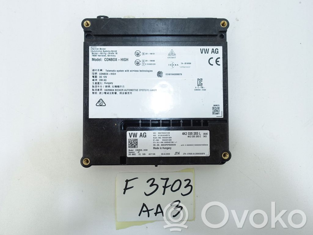 Volkswagen Golf VII Other control units/modules 