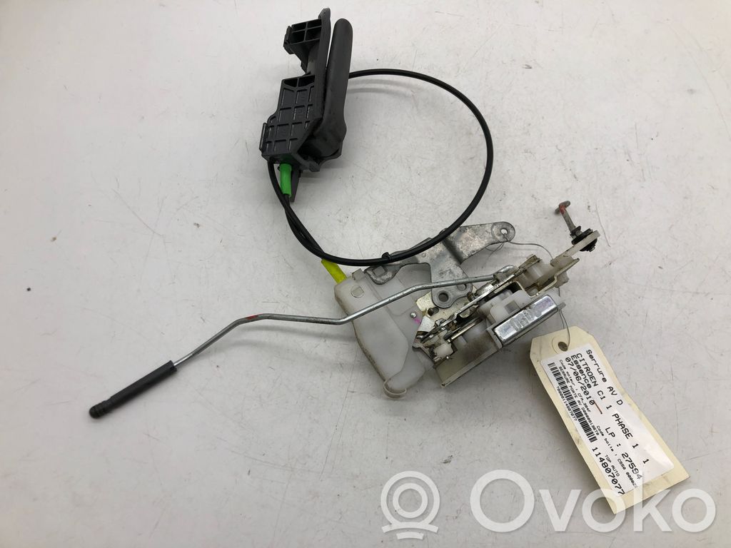 Citroen C1 Etuoven lukko 