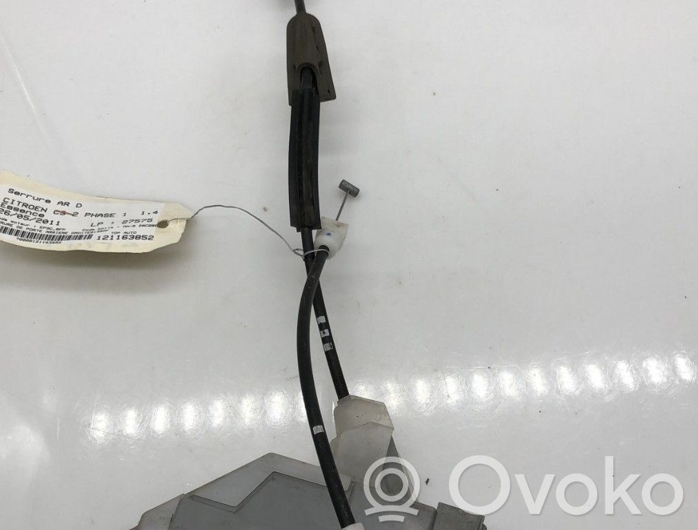 Citroen C3 Rear door lock 