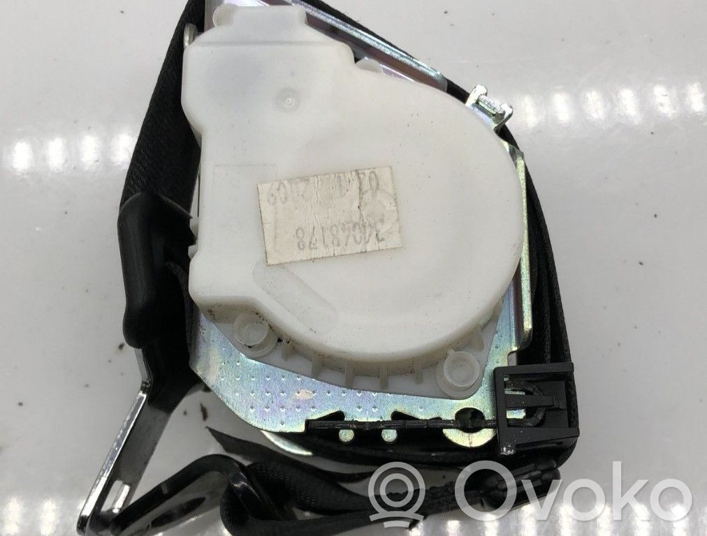 Citroen C3 Cinturón trasero 