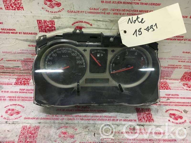 Nissan Note (E11) Spidometrs (instrumentu panelī) 