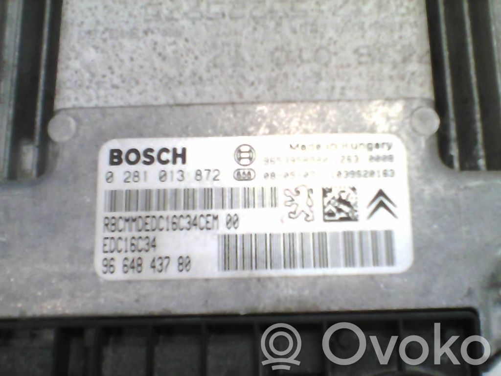 Peugeot 308 Engine control unit/module 