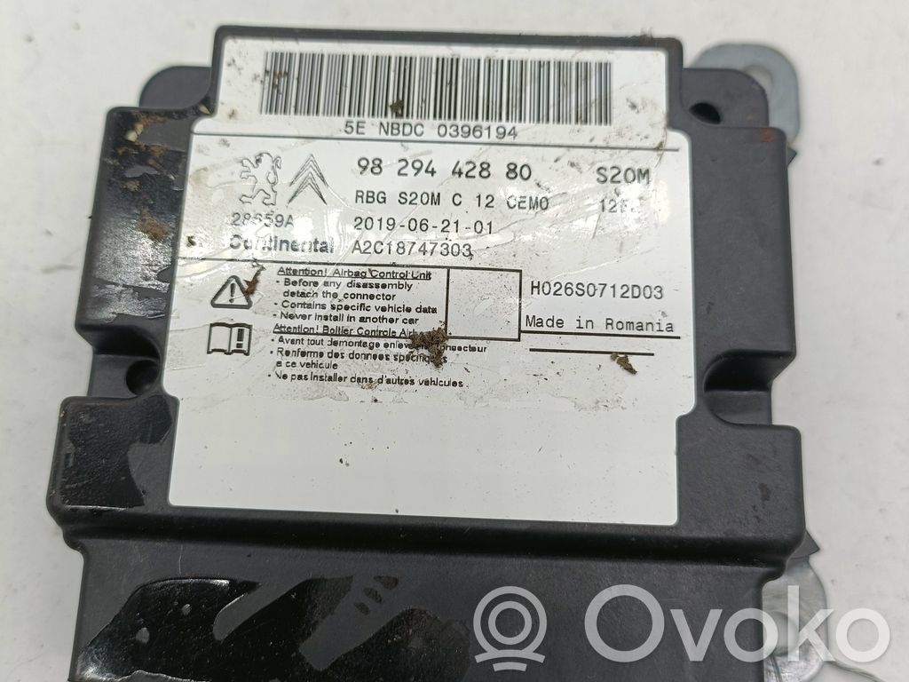 Citroen C3 Airbag control unit/module 