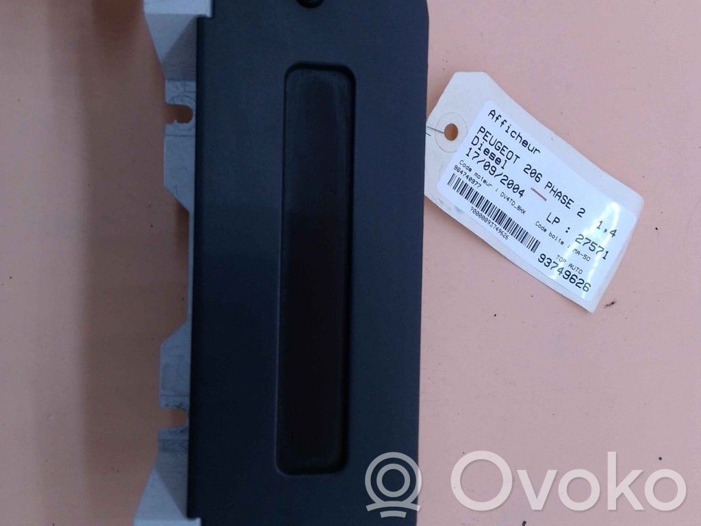 Peugeot 206 Screen/display/small screen 