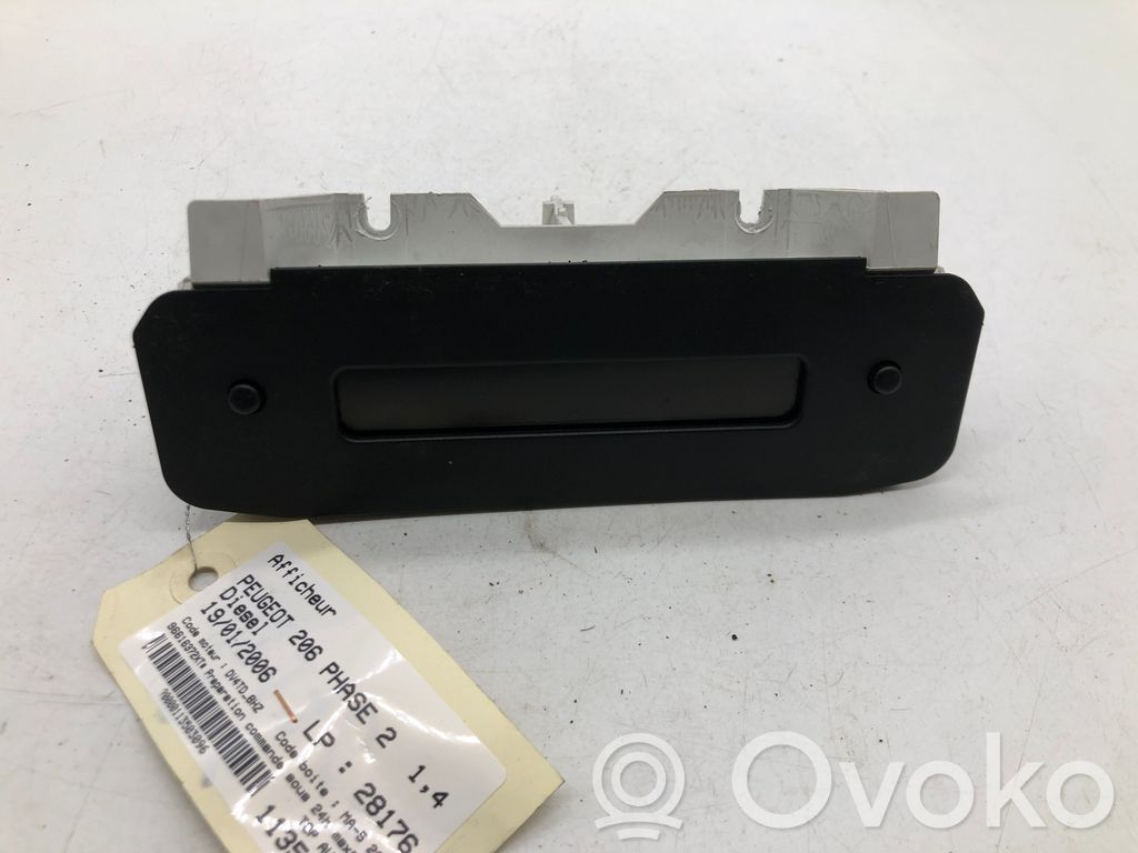 Peugeot 206 Screen/display/small screen 