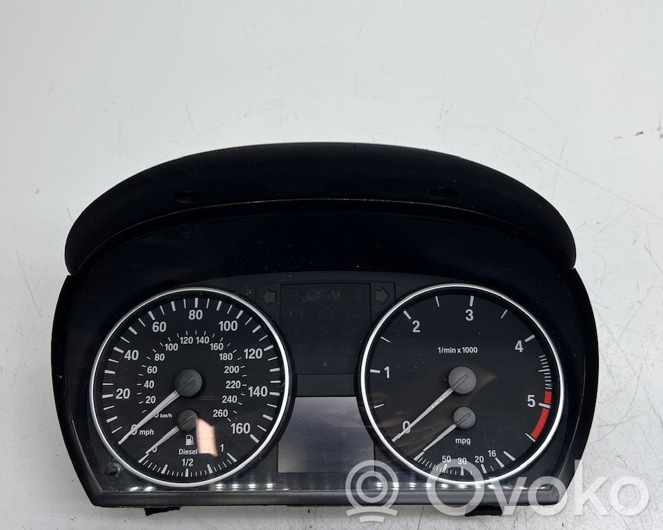 BMW 3 E90 E91 Compteur de vitesse tableau de bord 
