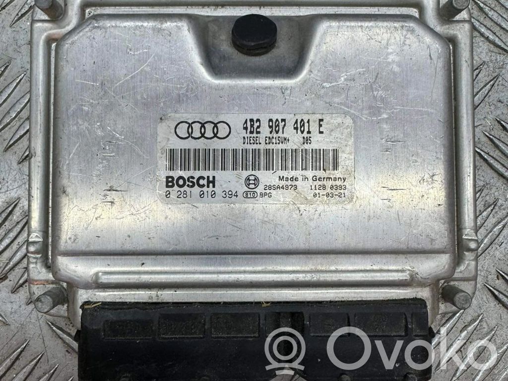 Engine control unit/module   4B2907401E,28SA4973,0281010394