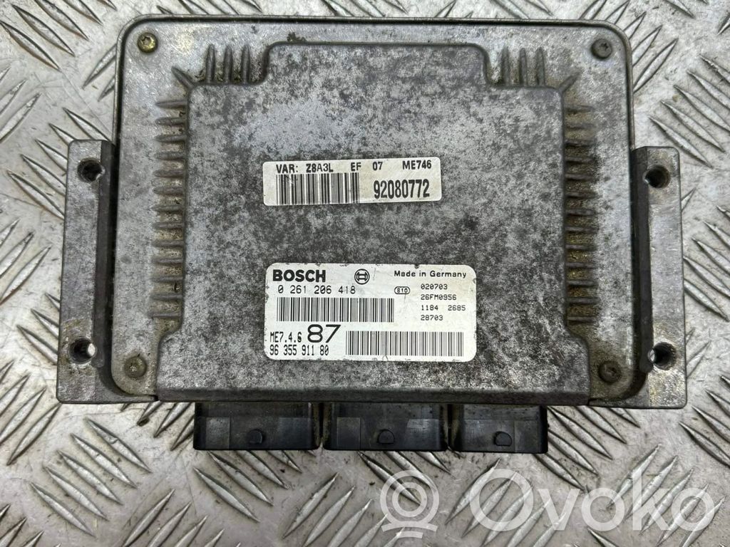 Peugeot 607 Engine control unit/module 